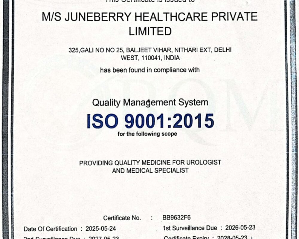 certificate of rc